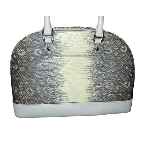 Coach Lizard Embossed Leather Mini Sierra Crossbody Dome Satchel - Picture 2 of 14